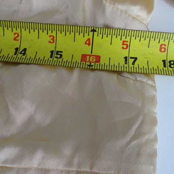 Tramp Tan Puff Sleeve Dress Women Size M Above Knee Ties at Waist - Picture 6 of 8